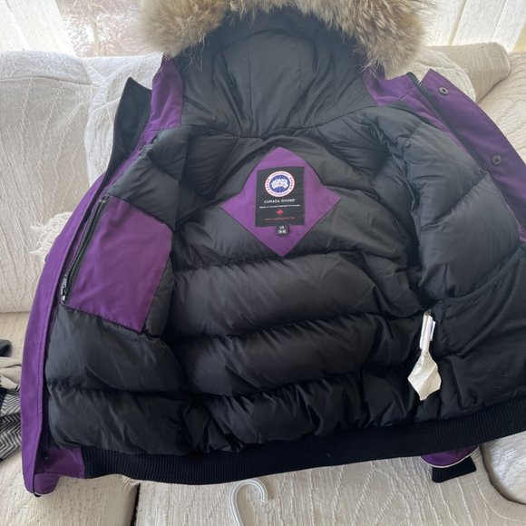 Purple Canada Goose Jacket - Picture 2 of 5